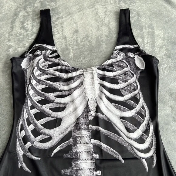 NWOT Blackmilk Ribs Black Dress ~ LIMITED Size Large - Picture 9 of 16